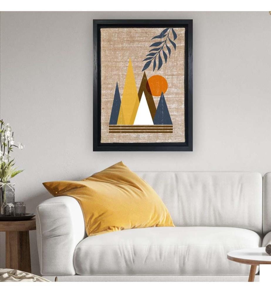 Peinture décorative sur toile, Multicolore, Jute, Peinture sur toile
