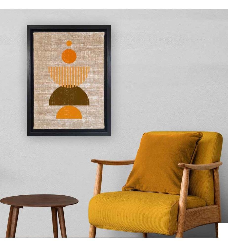 Peinture décorative sur toile, Multicolore, Jute, Peinture sur toile
