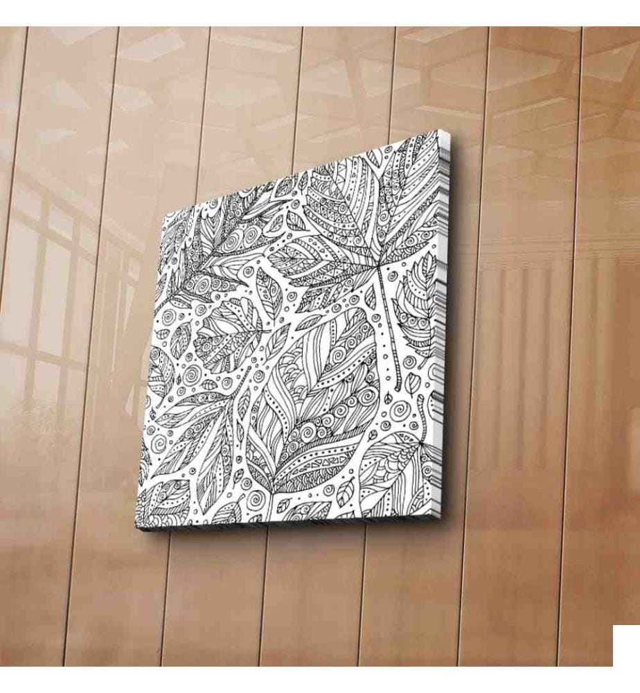 Toile décorative à peindre, Multicolore, Toile en daim