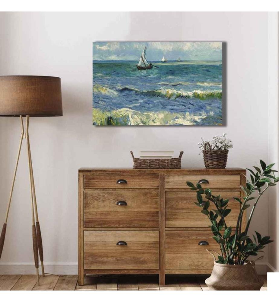 Peinture décorative sur toile, multicolore, toile, cadre en bois