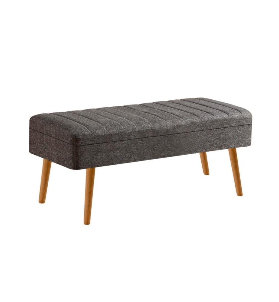 Banc, pin atlantique, anthracite, panneau de particules mélaminé