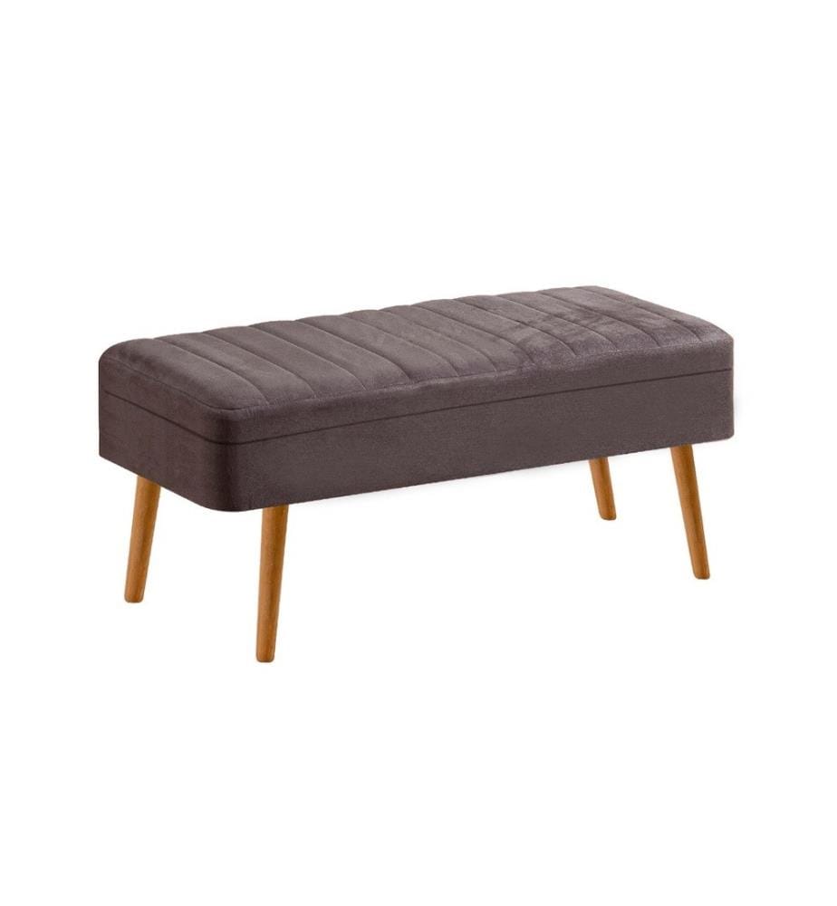 Banc, pin atlantique, anthracite, panneau de particules mélaminé