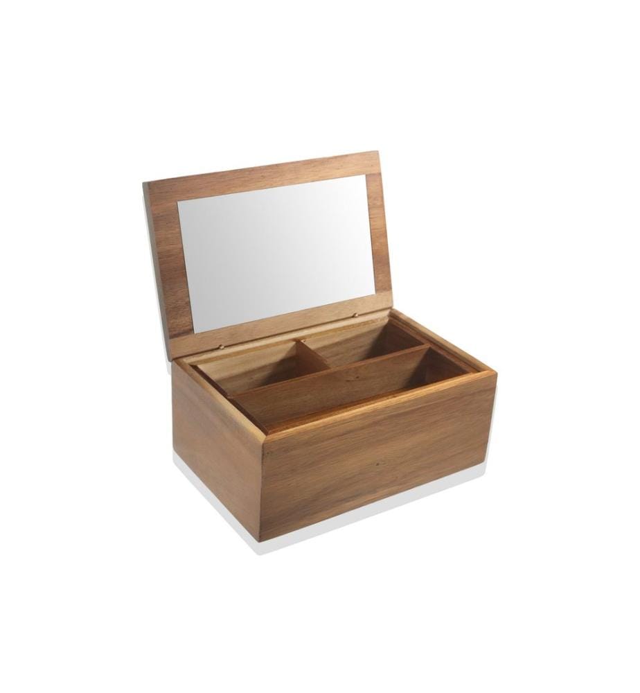 Organiseur, en bois, beige, 100 % BOIS