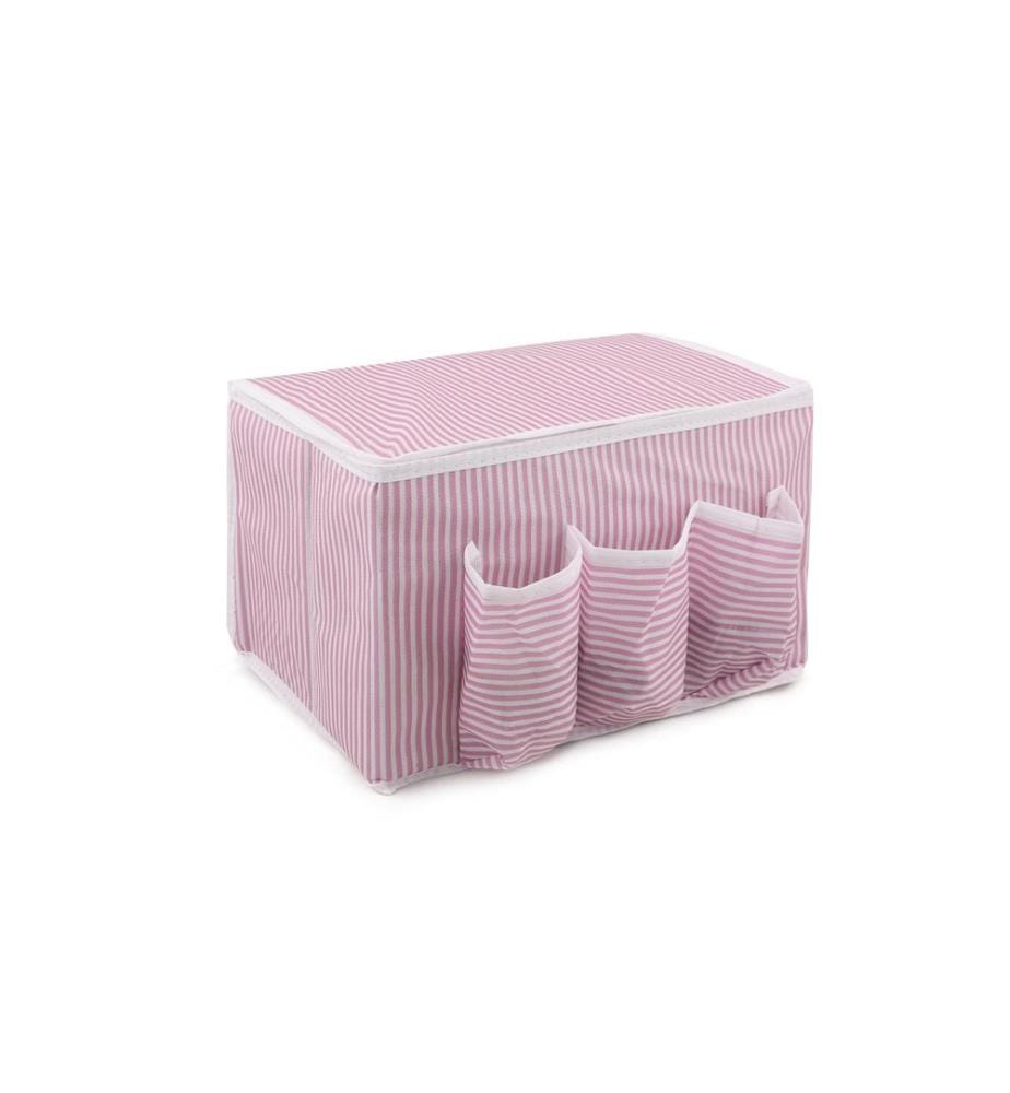 Organisateur, Rose, Blanc, 100% Pomlyester