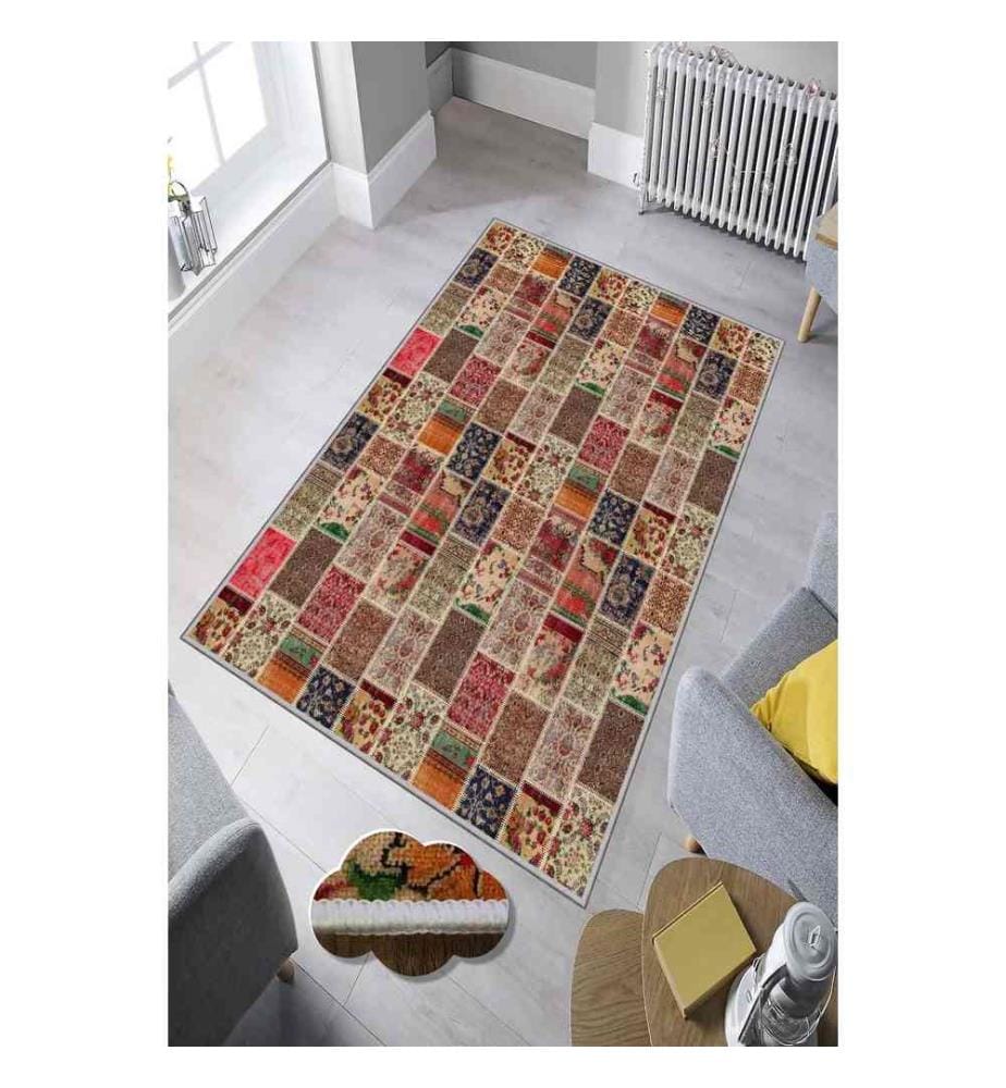 Tapis, 60 x 100, , Multicolore, Polyester, 850 gr-m²,