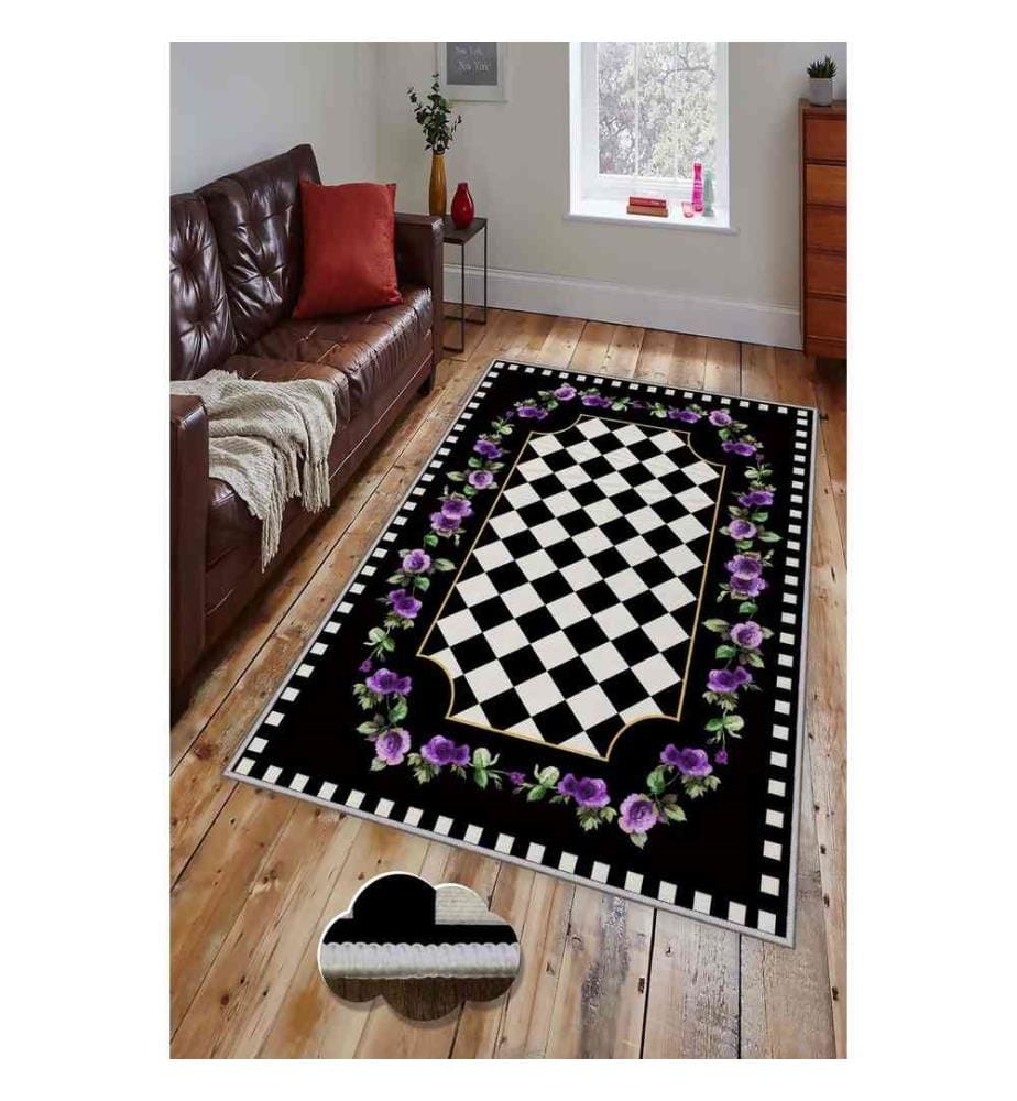 Tapis, Multicolore, 100% Polyester, 60 x 100 cm