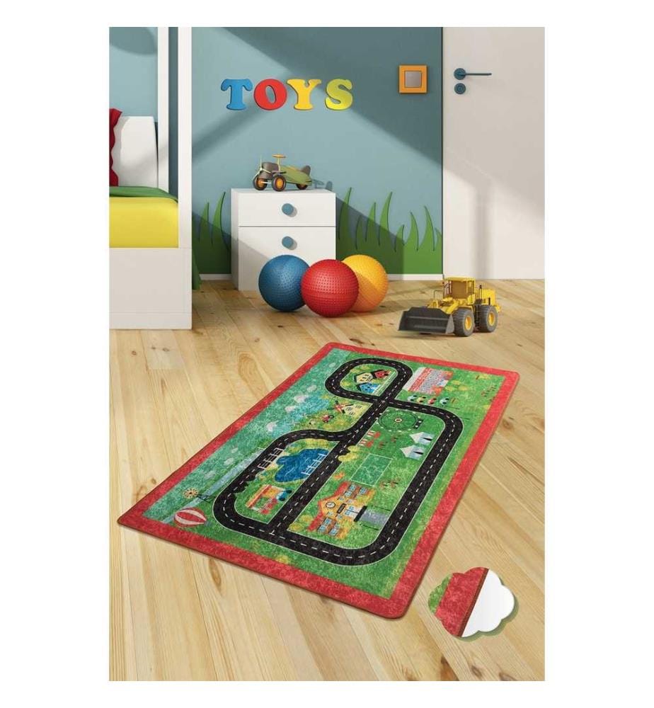 Tapis, Multicolore, 100% Polyester, 100 x 160 cm