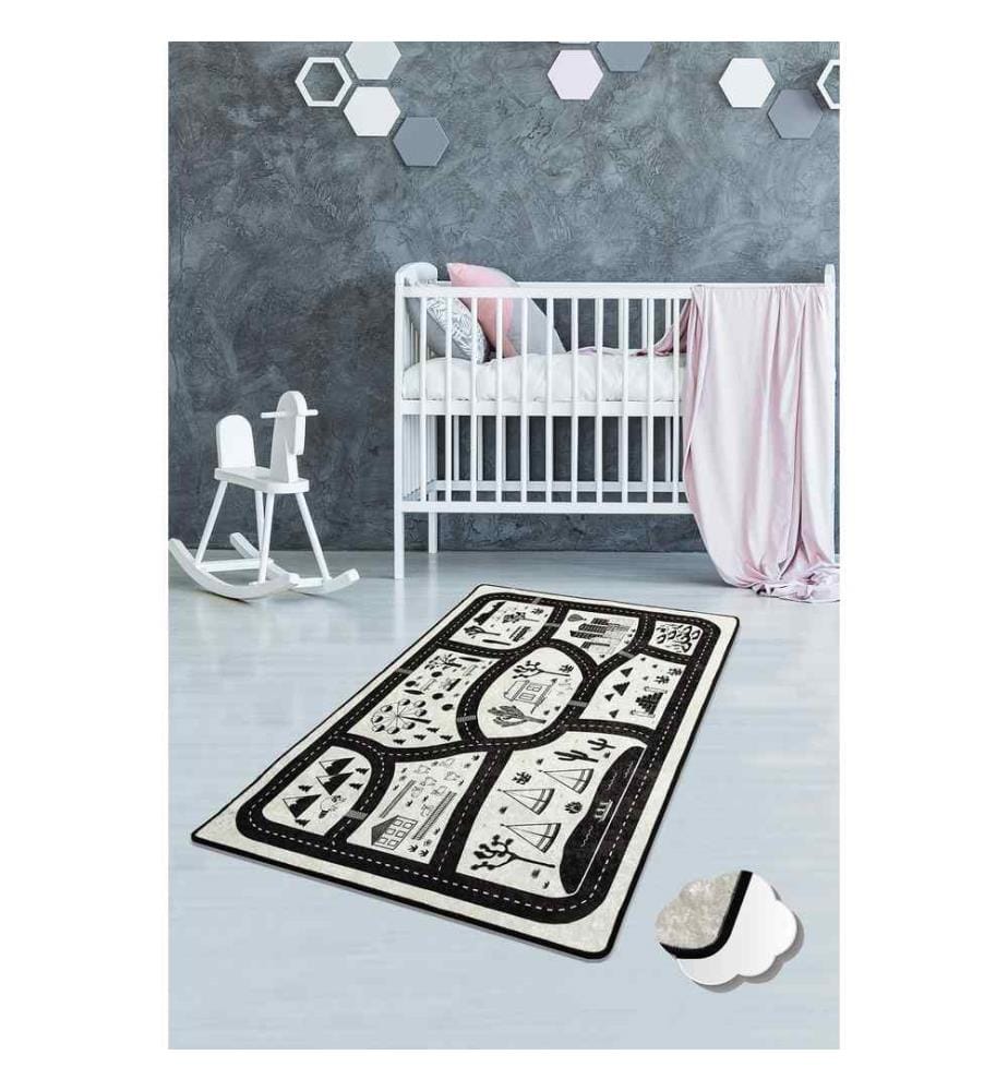 Tapis, 140 x 190, , Multicolore, Tissu velours, hauteur des poils 10 mm
