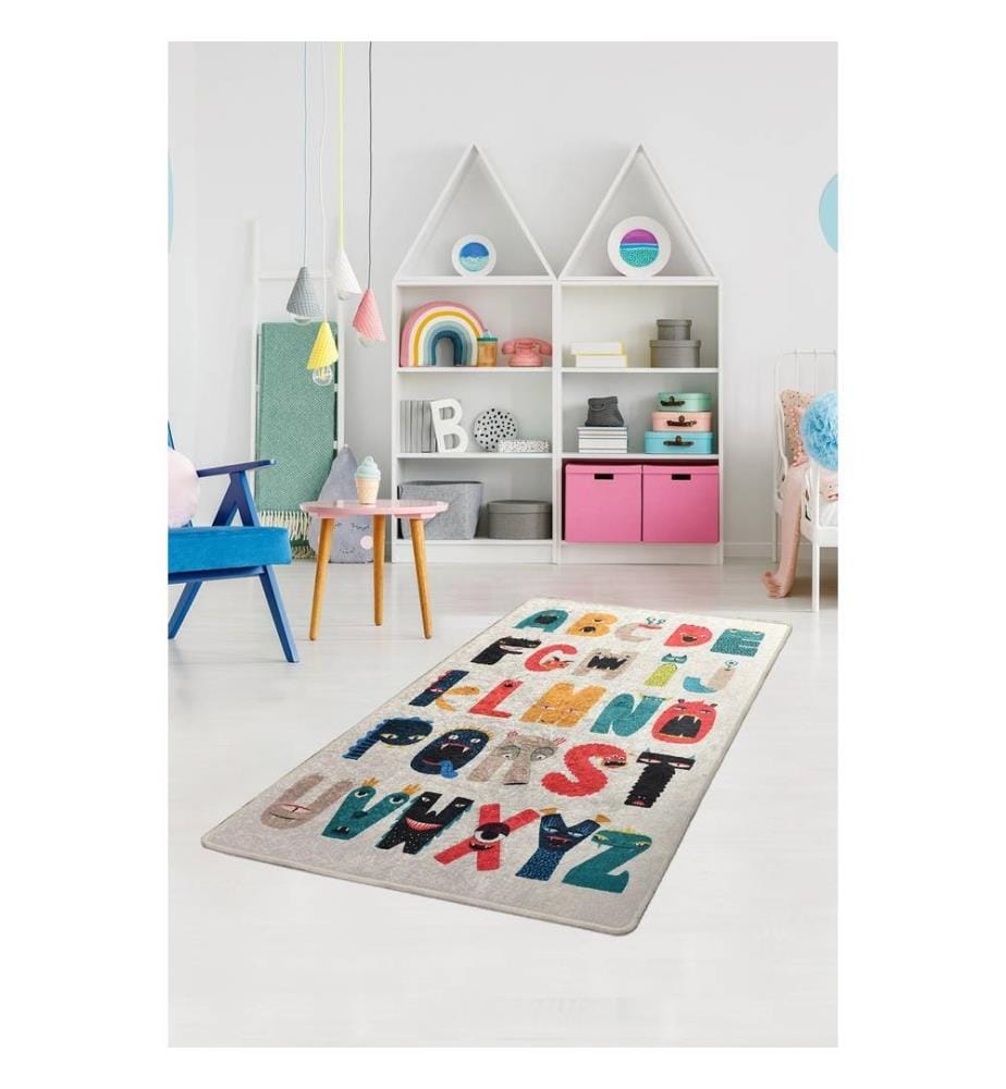 Tapis, 140 x 190, , Multicolore, tissu velours, hauteur des poils 10 mm