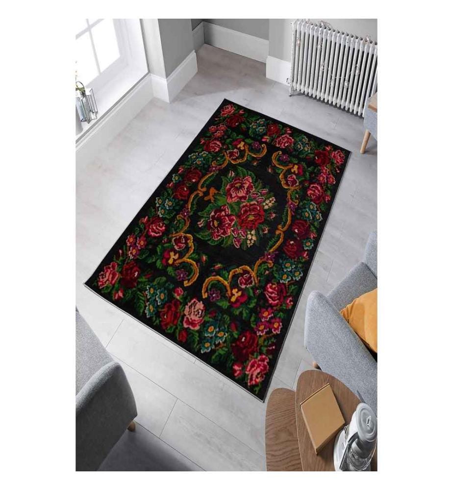Tapis, Multicolore, 100% Polyester, 60 x 100 cm