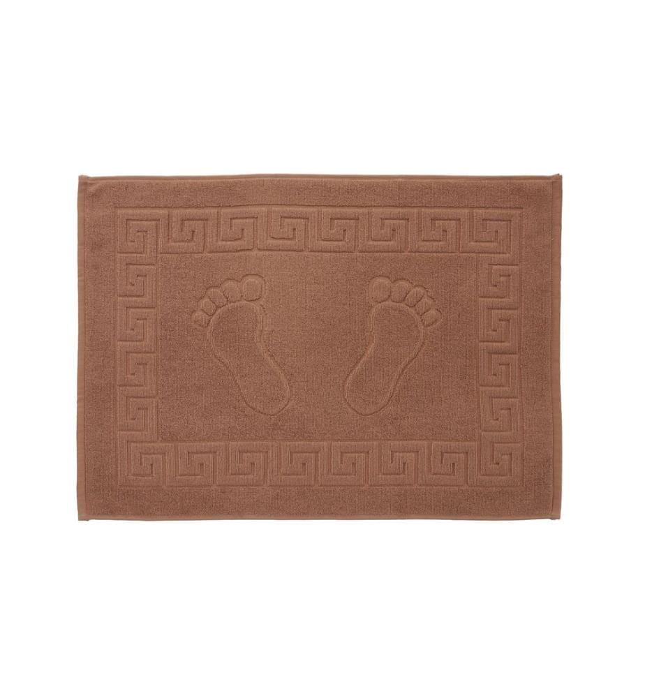 Set de tapis de bain, 2 pièces, Cappuccino, 100% COTON