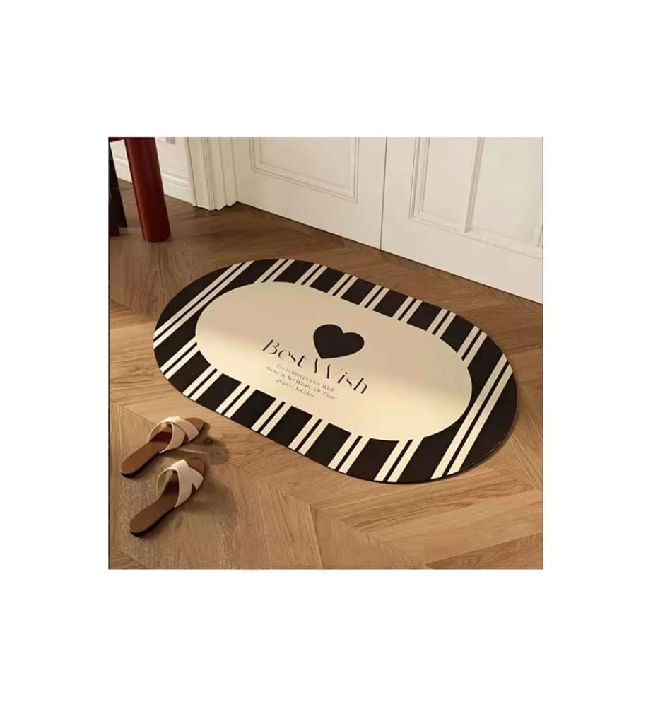 Tapis de bain, Multicolore, 100% POLYESTER