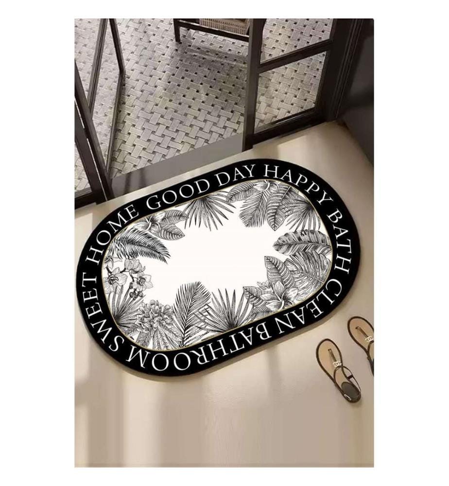 Tapis de bain, Multicolore, 100% POLYESTER