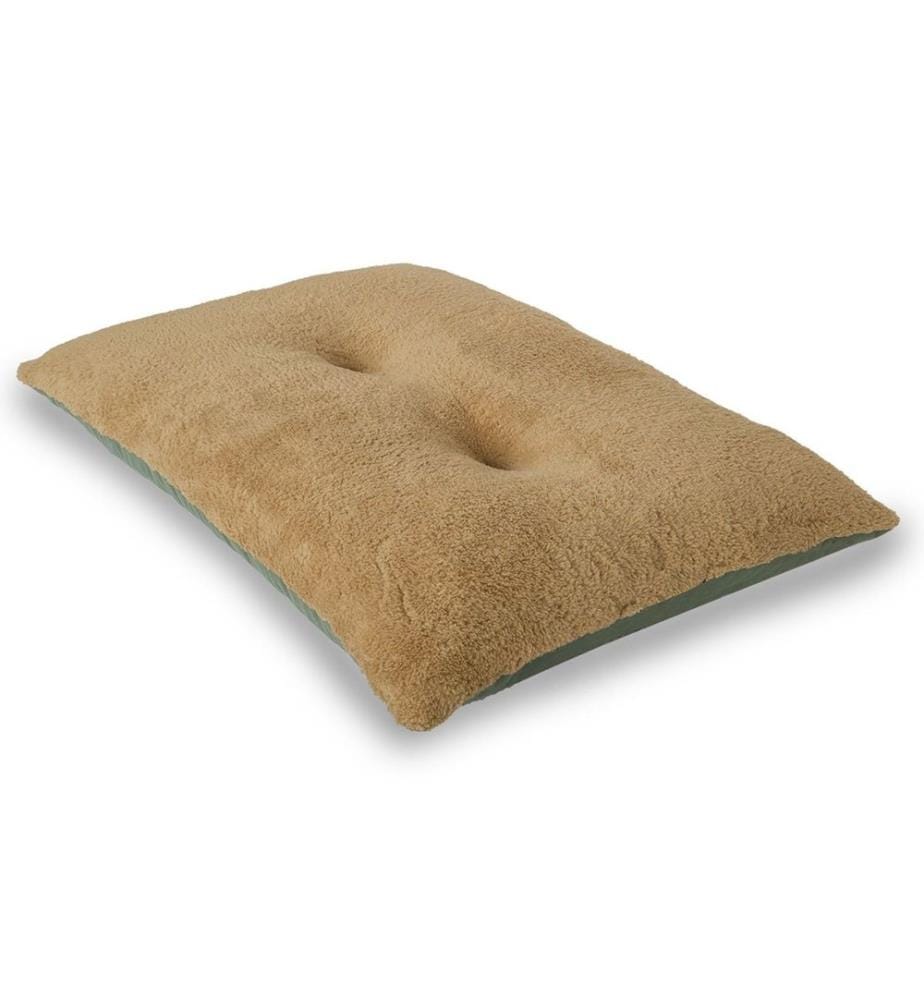 Lit pour animaux, vert, émeraude, 100 % REMBOURRAGE EN FIBRE ULTRA DOUCE