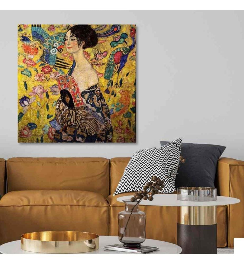 Peinture décorative sur toile, multicolore, 100% toile