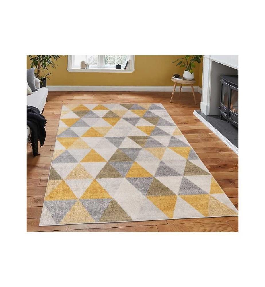 Tapis, 120 x 180, , multicolore, tissu velours, hauteur des poils 8 mm
