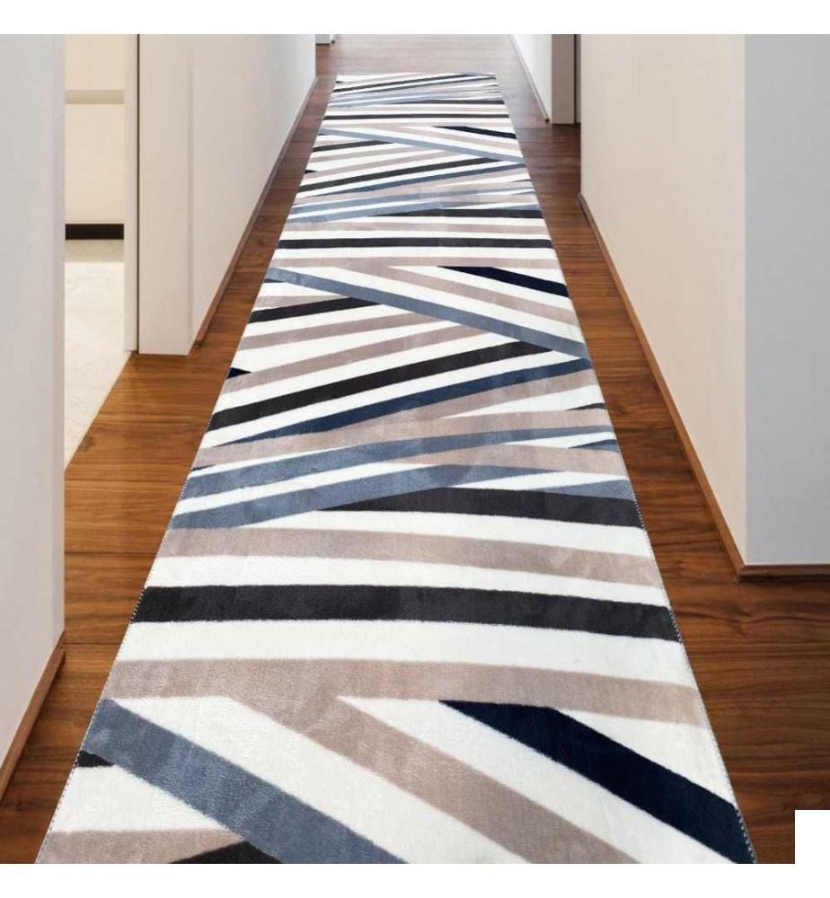 Tapis de salle, 120 x 300, , Crème, Polyester, 1100 gr-m²,