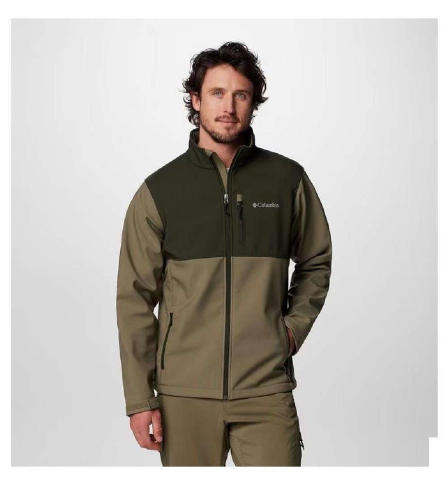 Veste Softshell de Randonnée Ascender - Vert et Kaki