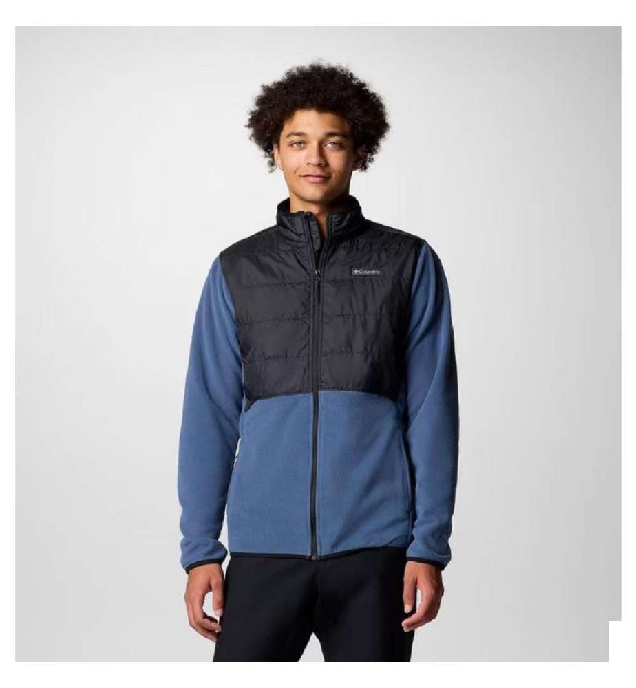 Veste Polaire Hybride Basin Butte II - Bleu et Noir
