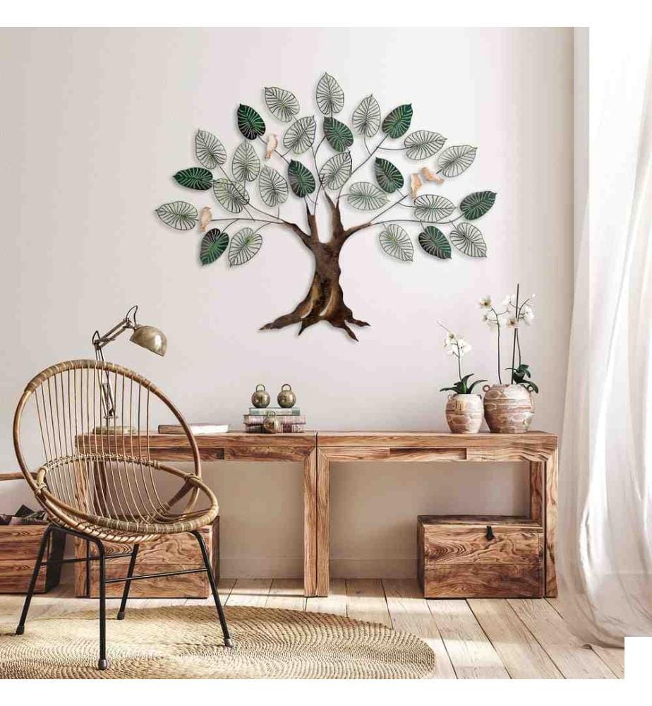 Accessoire mural décoratif en métal, multicolore, 100% métal