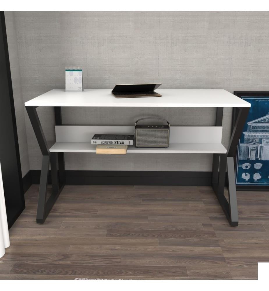 Bureau d'étude, noir, blanc, panneau de particules mélaminé