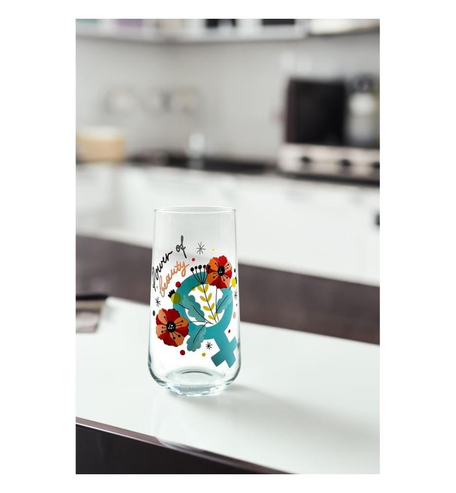 Set de verres, 6 pièces, Multicolore, 100% VERRE