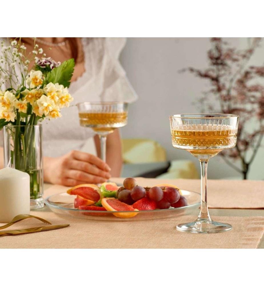Set de verres à martini, 4 pièces, transparent, 100% VERRE