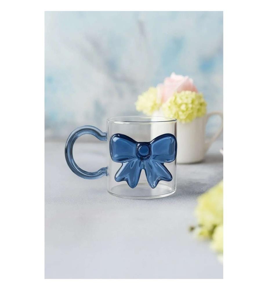 Mug, Bleu, 100% VERRE