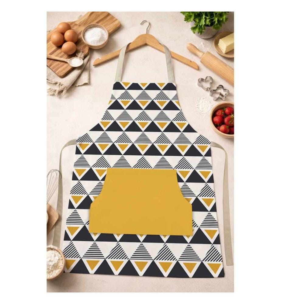 Tablier de cuisine, 100 % coton, multicolore