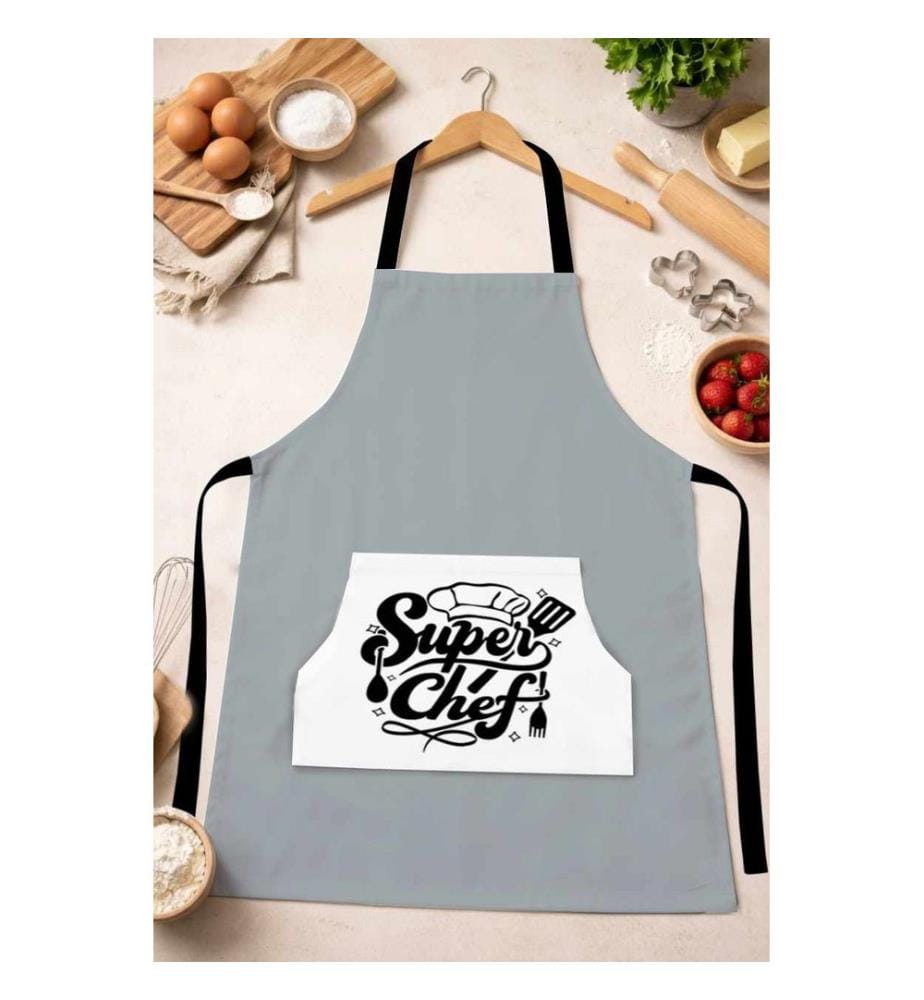 Tablier de cuisine, 100 % coton, multicolore