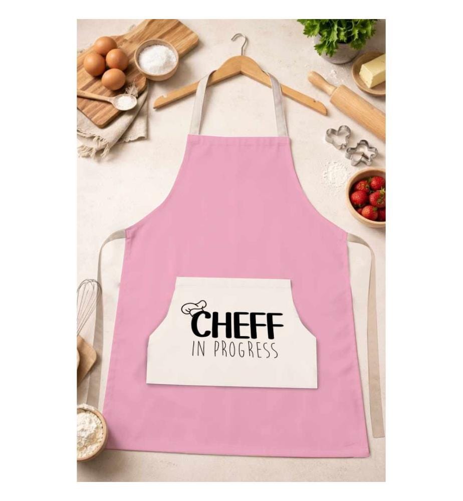 Tablier de cuisine, 100 % coton, multicolore