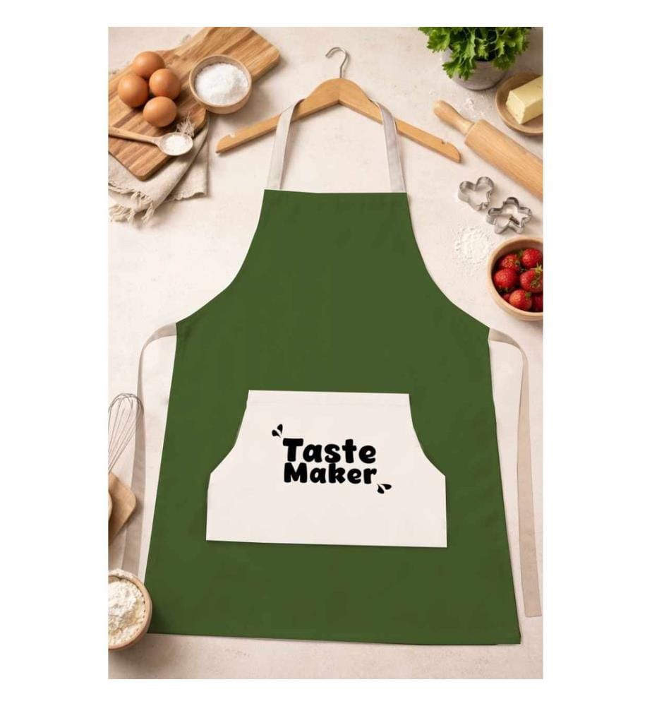 Tablier de cuisine, 100 % coton, multicolore