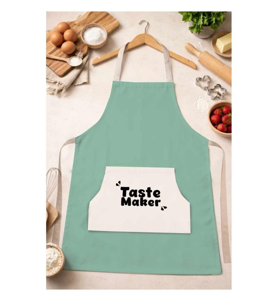 Tablier de cuisine, 100 % coton, multicolore