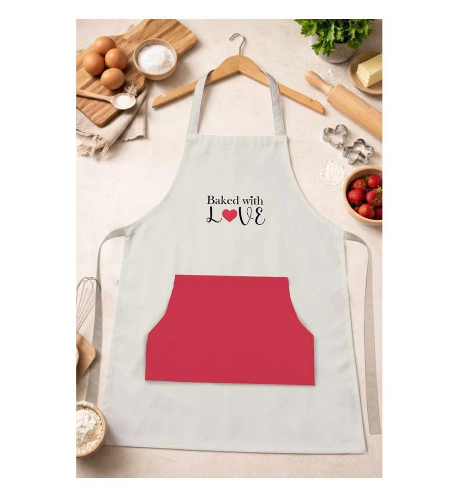 Tablier de cuisine, 100 % coton, multicolore