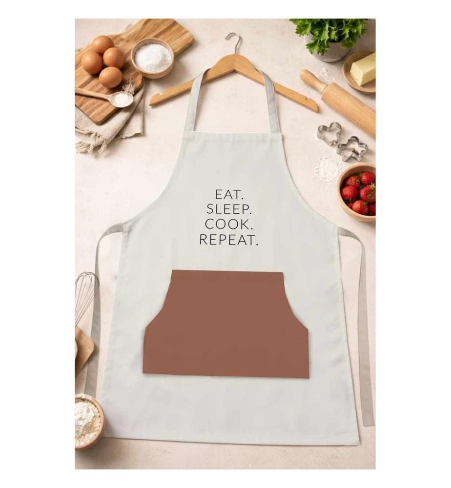 Tablier de cuisine, 100 % coton, multicolore