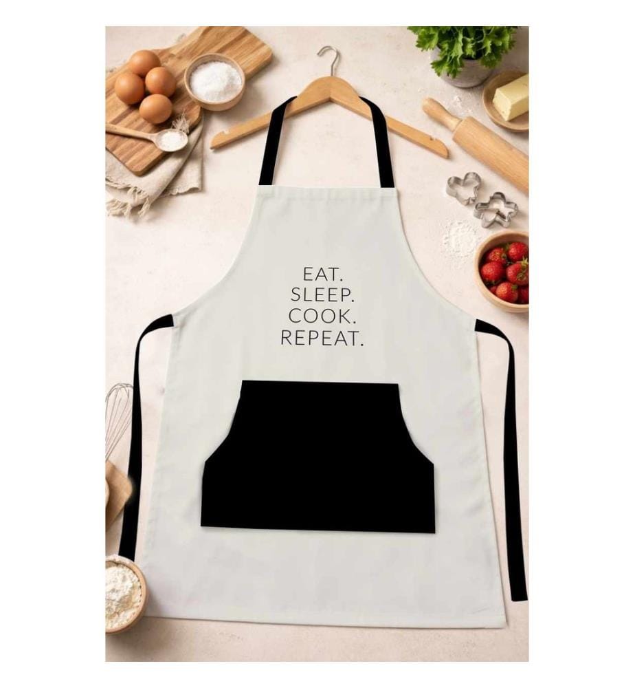 Tablier de cuisine, 100 % coton, multicolore