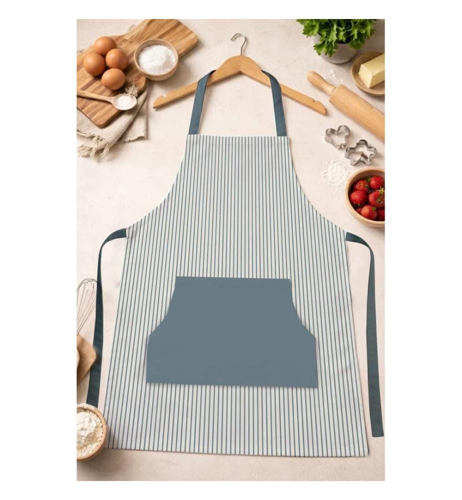 Tablier de cuisine, 100 % coton, multicolore