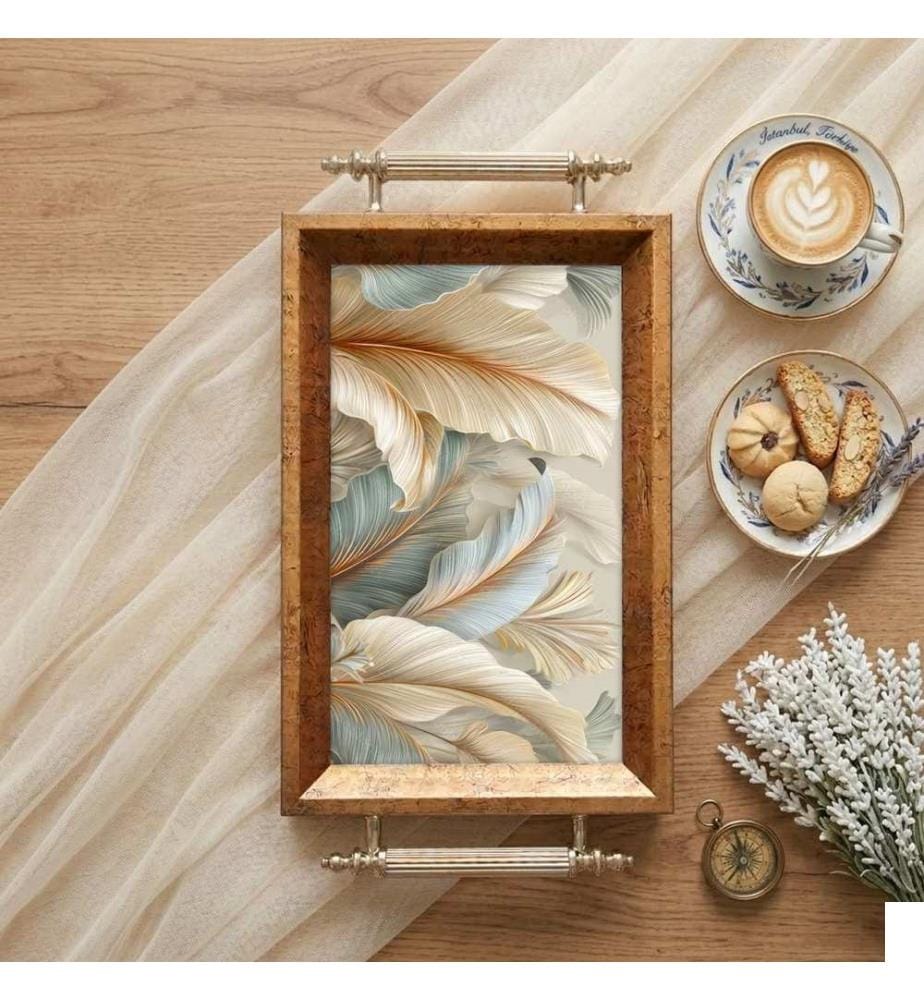 Plateau, 100 % verre trempé, multicolore