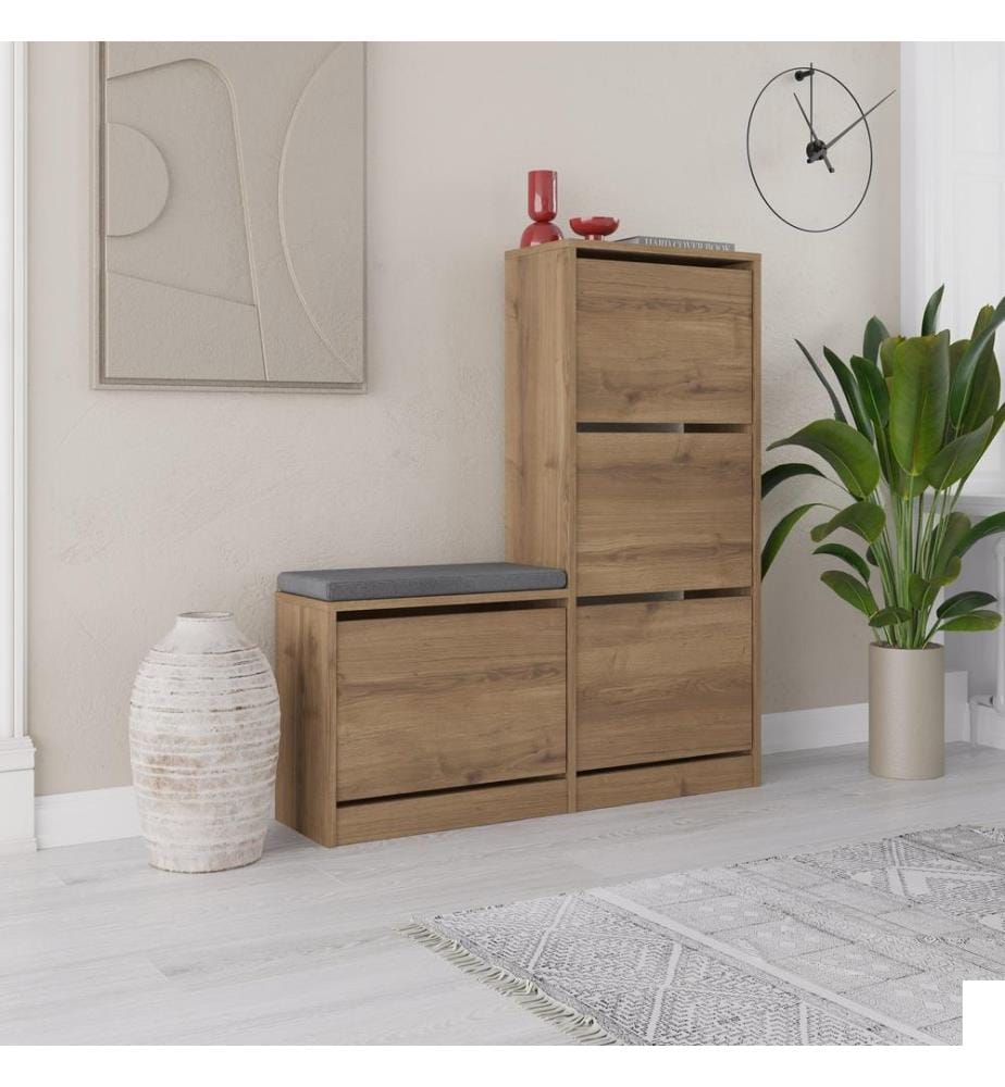 Meuble à chaussures, Hitit, panneau de particules mélaminé