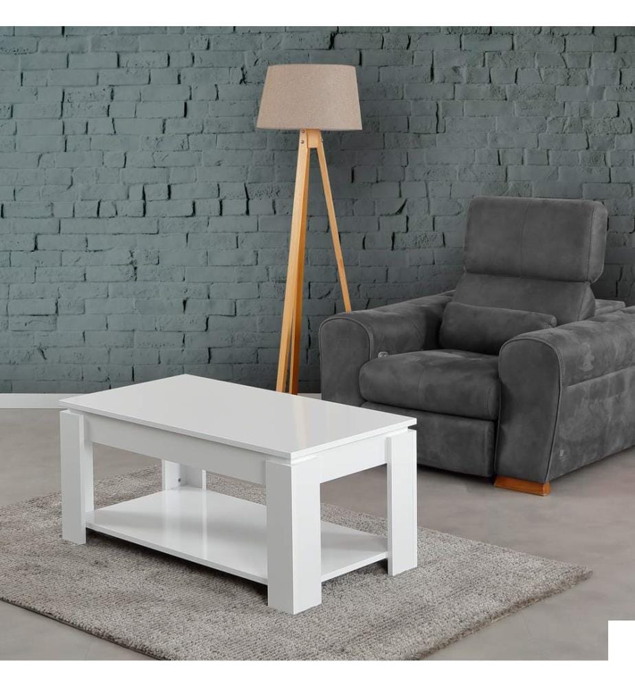 Brillants Tables Basses, 47X104X56 cm, Plaque De Particules Enrobée De Mélamine