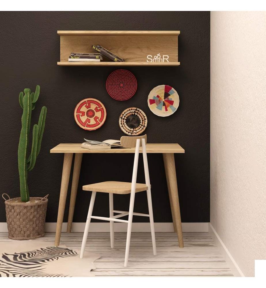Couleur Chêne, Tables Basses, 74X80X60 cm, Plaque De Particules Enrobée De Mélamine