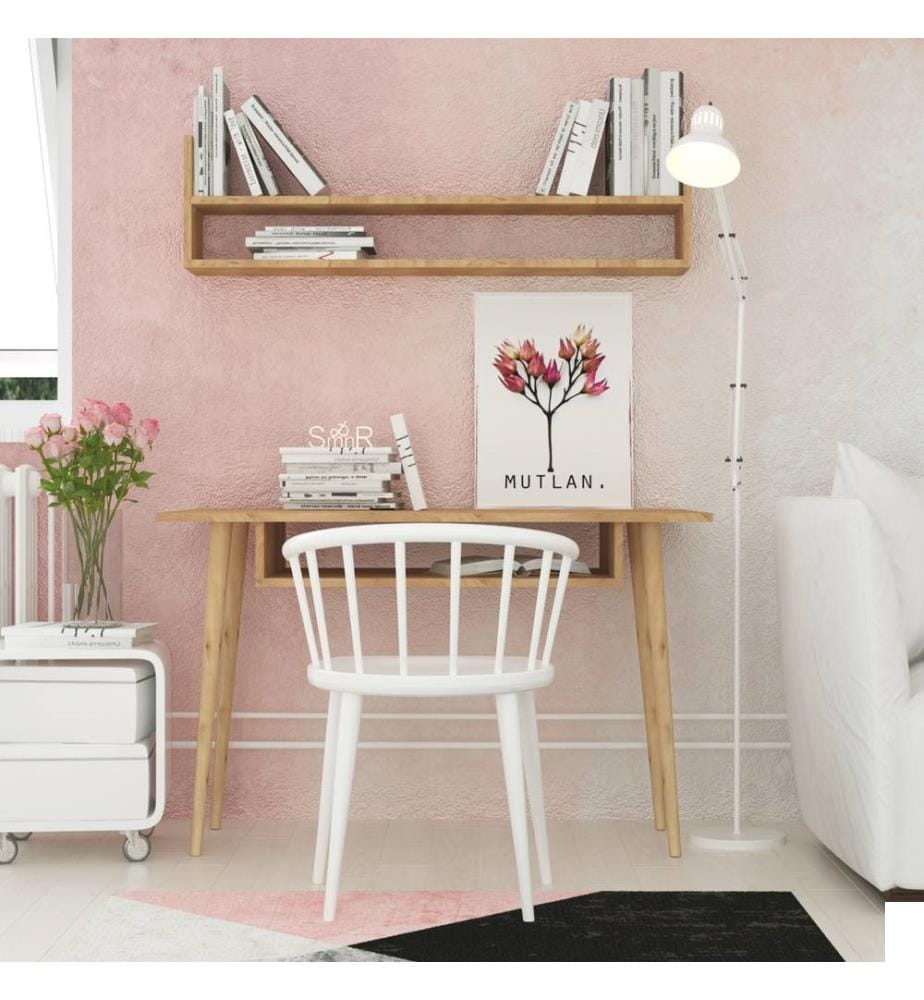 Couleur Chêne, Tables Basses, 74X120X60 cm, Plaque De Particules Enrobée De Mélamine