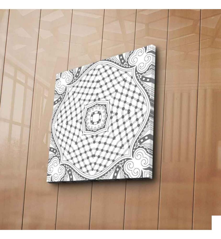 Toile décorative à peindre, Multicolore, Toile en daim