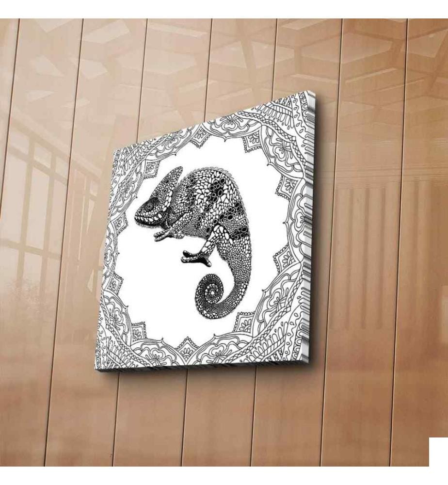 Toile décorative à peindre, Multicolore, Toile en daim