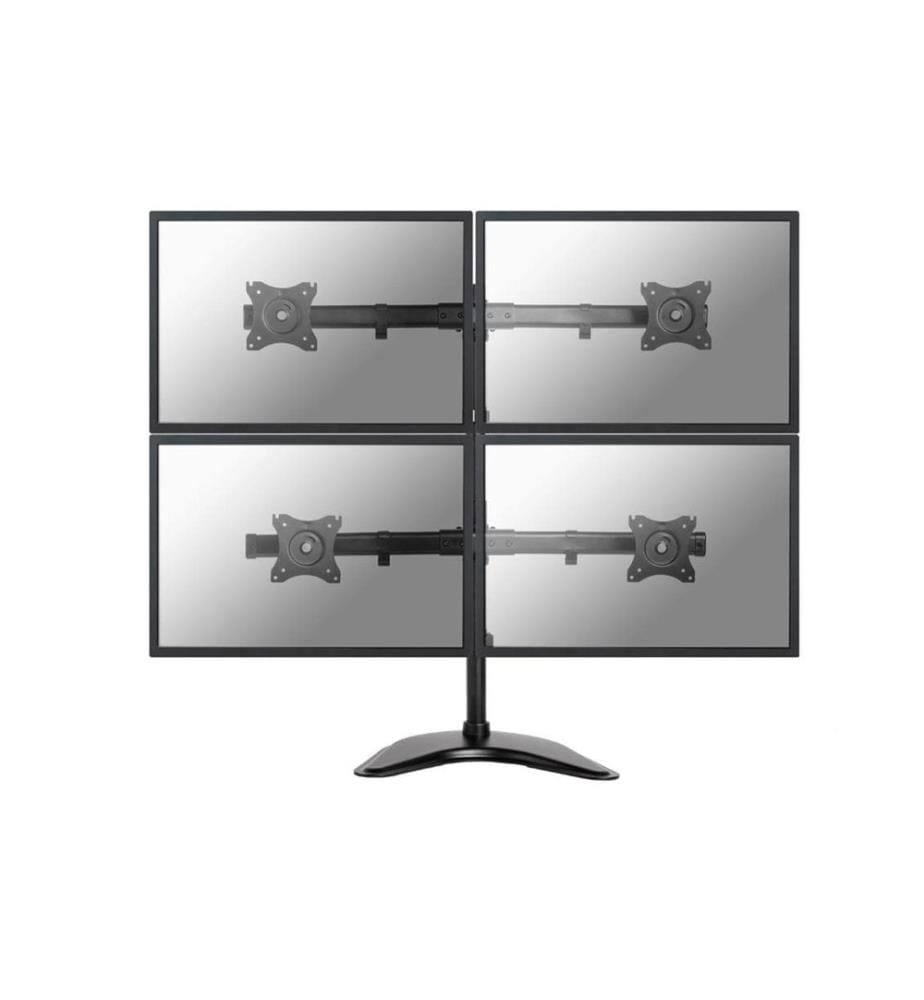 NEOMOUNTS - Supports de table NM-D335D4 jusquà 8 kg  Noir