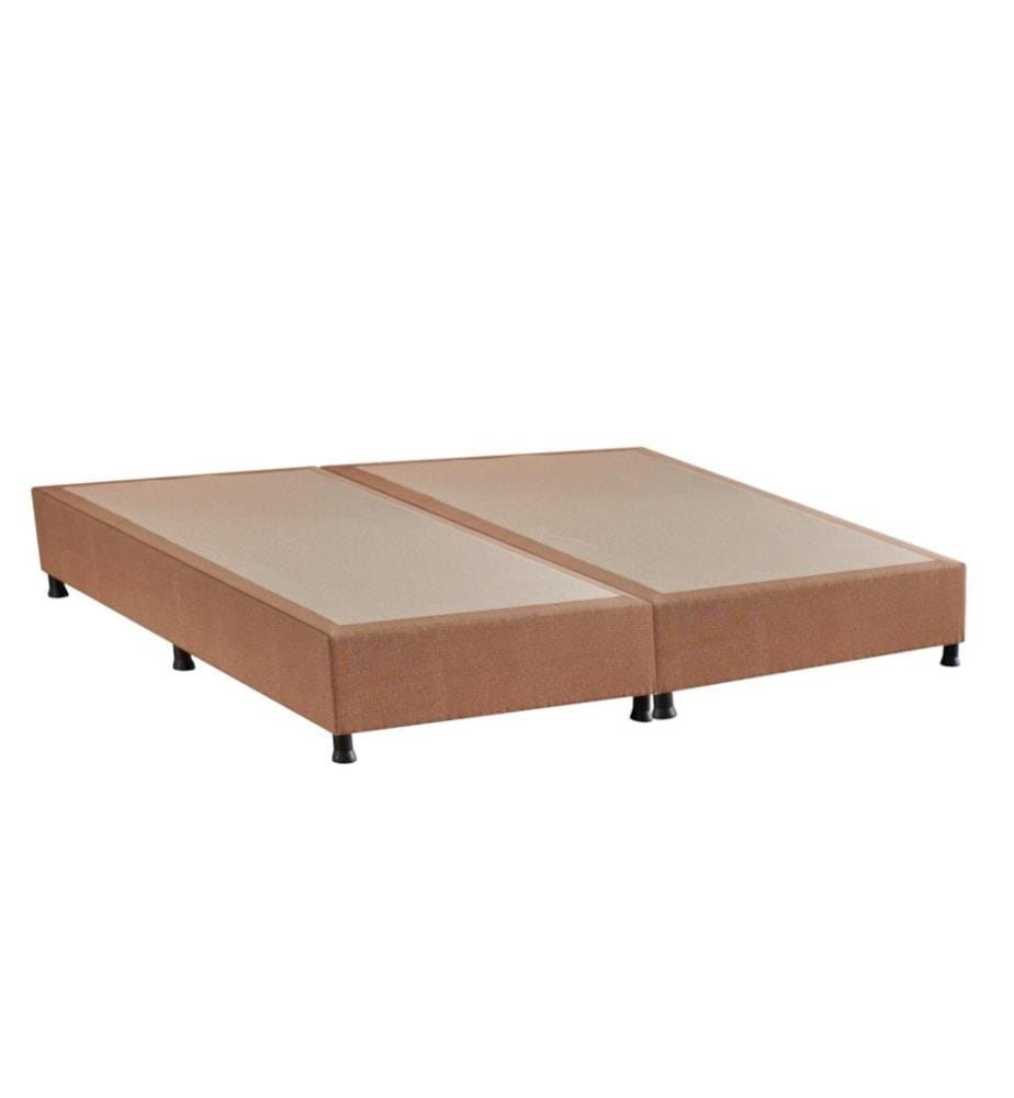 Sommier double, crème, orthopédique complet, éponge de plumes