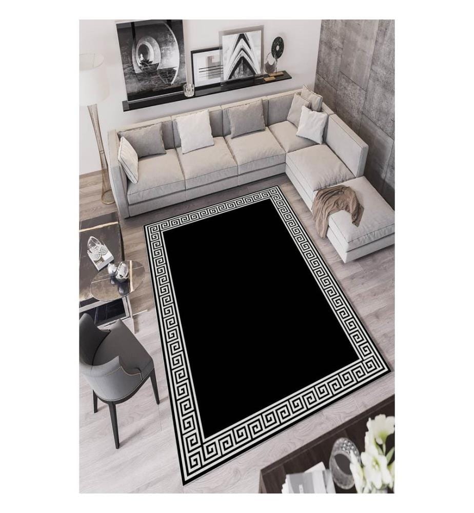 Tapis, 180 x 280, noir, 100 % POLYESTER