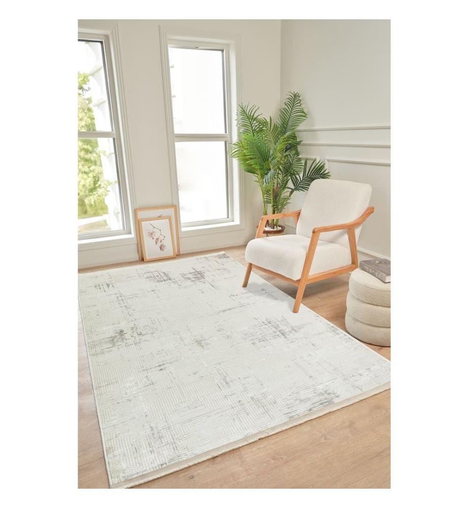 Tapis, 160 x 230, crème, 100 % MICRO POLYESTER