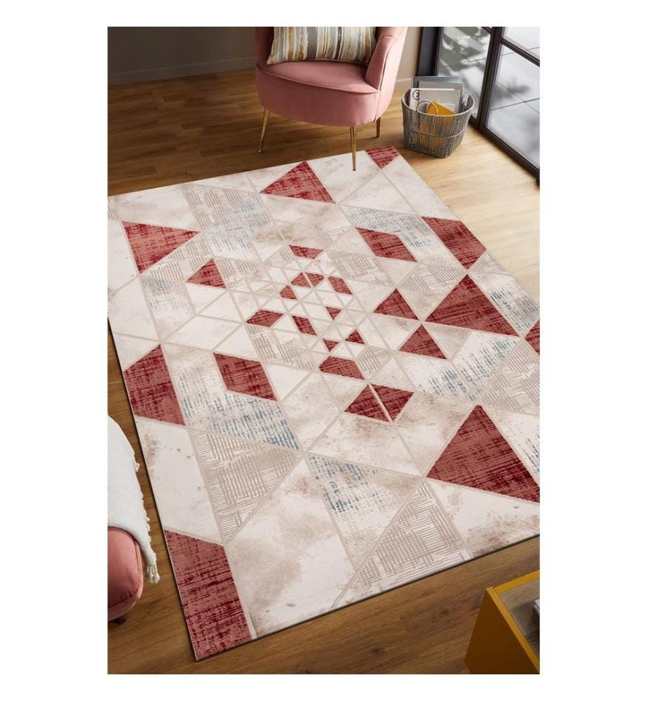 Tapis, 150 x 230, corail, 100 % POLYESTER