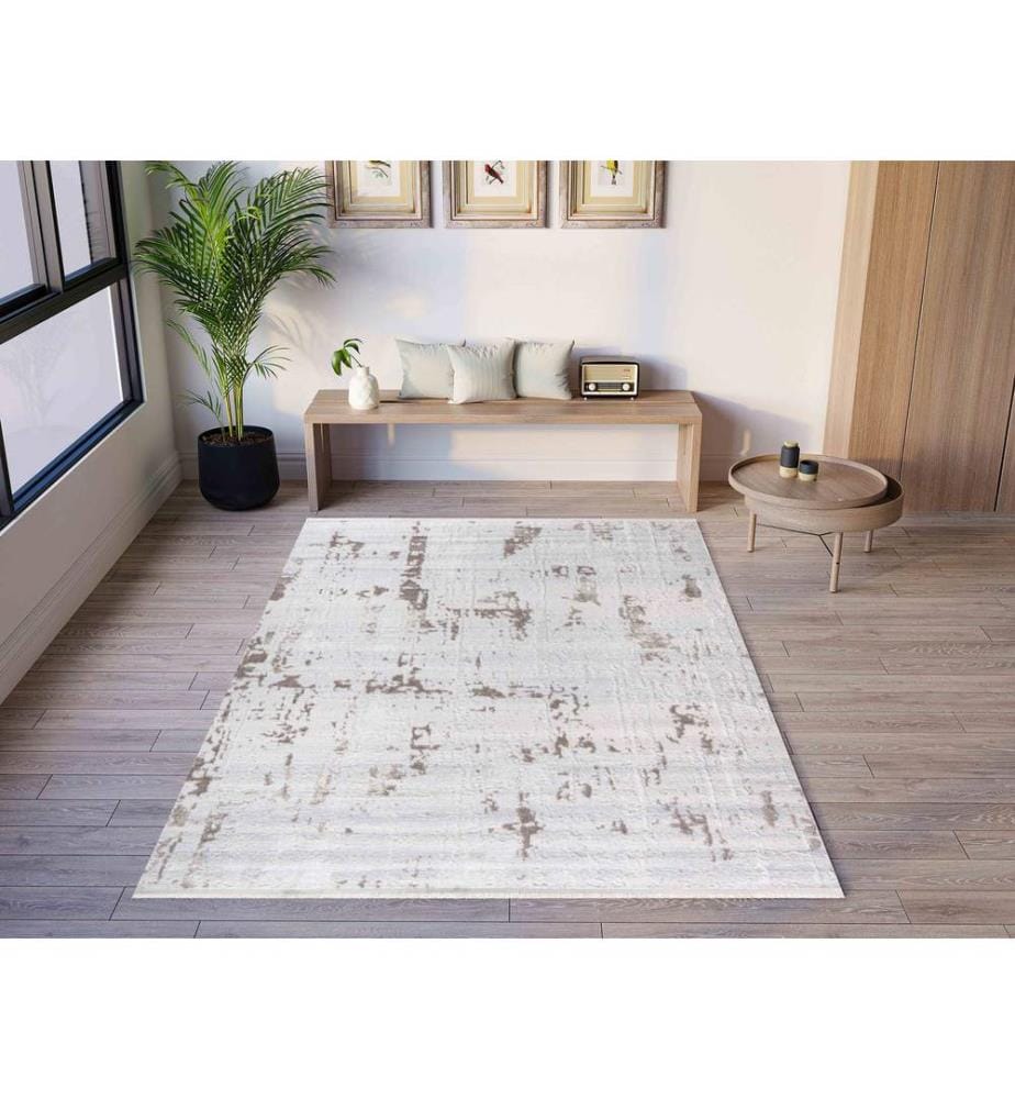 Tapis, 160 x 230, marron, 100 % POLYESTER